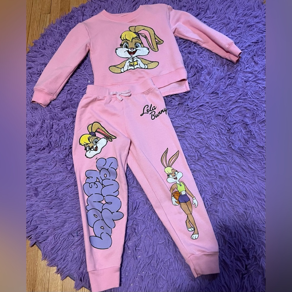 Warner Bros. Pink Looney Tunes Sweatshirt